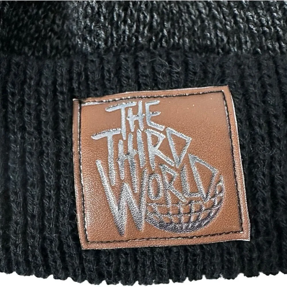 Third World Gray Black Beanie One size fits most